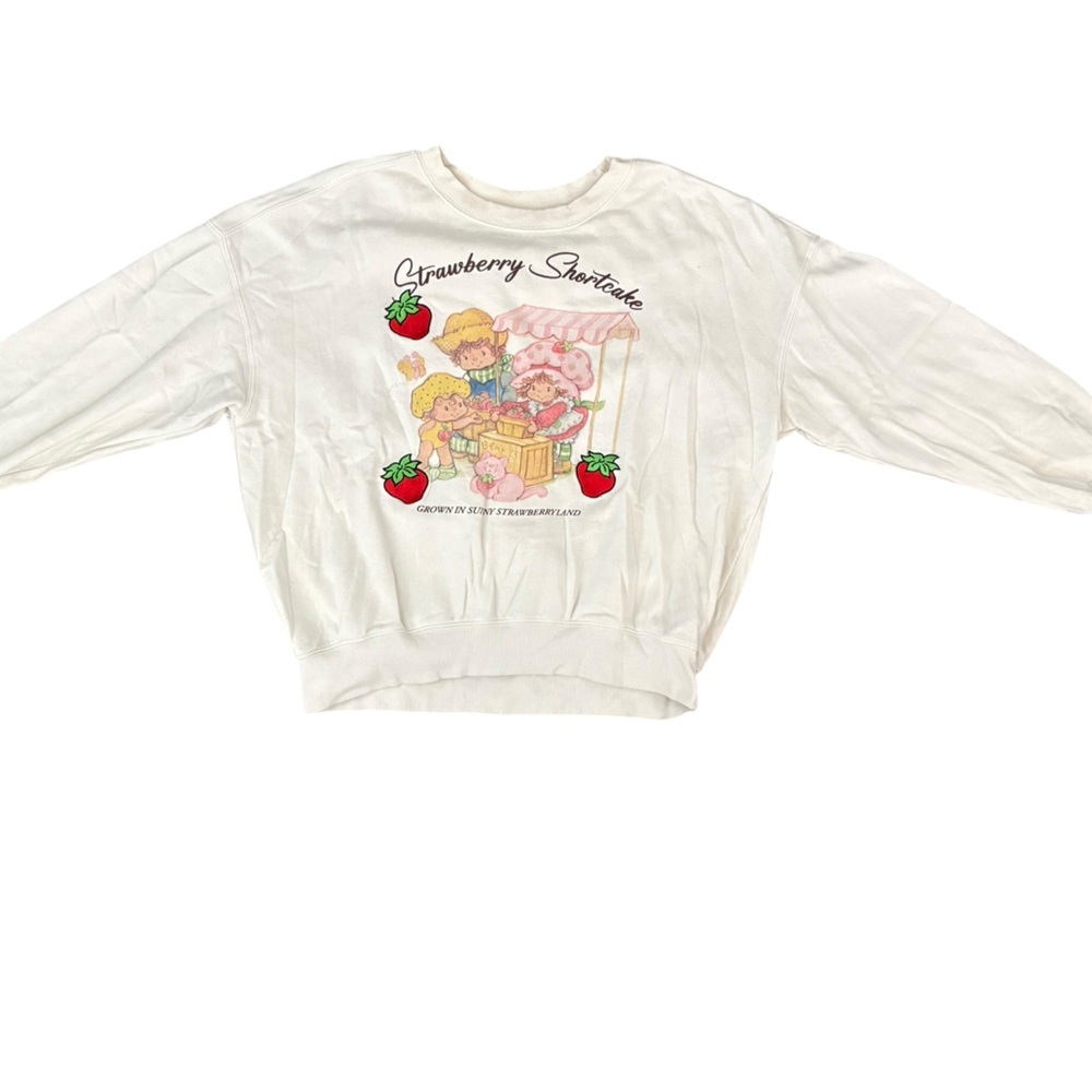 Strawberry Shortcake Sweatshirt Embroidered - Picture 2 of 6